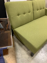 Load image into Gallery viewer, Green Loveseat futon *AS IS*
