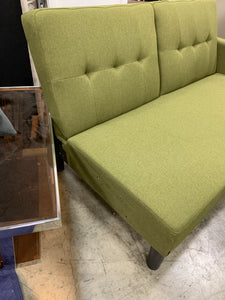 Green Loveseat futon *AS IS*