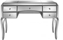 Load image into Gallery viewer, 5 Drawer Mirrored Desk, #6919
