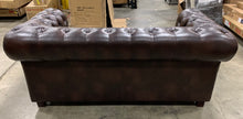 Load image into Gallery viewer, Fallon Loveseat - Dark Brown Faux Leather 907CDR
