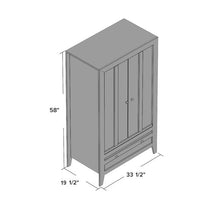 Load image into Gallery viewer, Riddleville Armoire White Wash(746)
