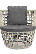 Load image into Gallery viewer, Outdoor Dining Set with Table, Grey Cushions #624HW
