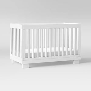 Babyletto Modo 3-in-1 Convertible Crib with Toddler Rail White(295)