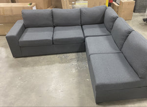 Cheryle 120.5" Reversible Modular Sectional Gray *AS IS