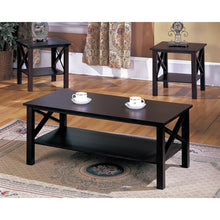 Load image into Gallery viewer, Zelda 3 Piece Coffee Table Set Dark Cherry #243HW
