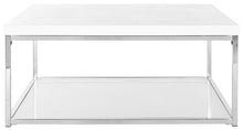 Load image into Gallery viewer, Malone Chrome High Gloss Coffee Table #466HW
