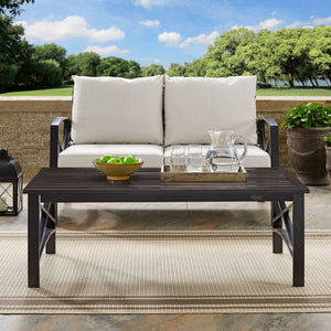 Kaplan Oiled Bronze Outdoor Metal Coffee Table(1307)