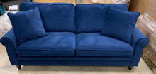 Load image into Gallery viewer, Cordele Sofa Ink Blue Velvet 911CDR
