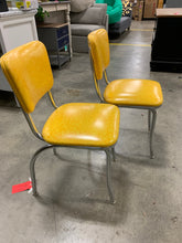 Load image into Gallery viewer, Yellow Retro Chairs set of 2
