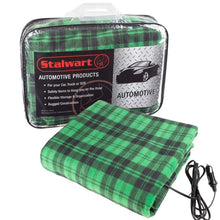Load image into Gallery viewer, 12 Volt Plaid Electric Blanket-Green #975nd
