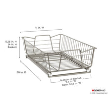Load image into Gallery viewer, ClosetMaid Single Tier Kitchen Cabinet Pull Out Drawer 4 CDR
