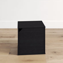 Load image into Gallery viewer, Modular Manufactured Wood Box Set of 2 Black(1598-2 boxes)
