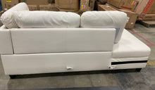 Load image into Gallery viewer, Lifestyle Furniture, Faux Leather, White CHAISE ONLY
