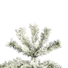 Load image into Gallery viewer, 6.5-ft Traditional Slim Flocked White Artificial Christmas Tree #2196HW
