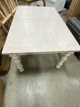 Load image into Gallery viewer, Aberdeen Weathered Worn White Extendable Rectangular Dining Table
