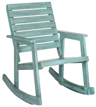 Load image into Gallery viewer, Alexei Rocking Chair in Beach House Blue #526HW
