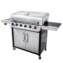 Load image into Gallery viewer, Charbroil Performance Series 6 Burner Propane Gas Grill Silver(330)
