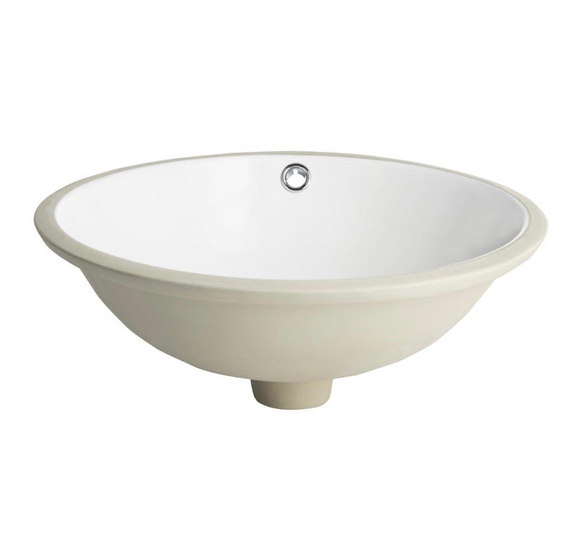 Solea Nerida Undermount Bathroom Sink in White (Set of 2) - #154CE