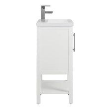 Load image into Gallery viewer, Taylor 20 in. W x 15 in. D x 34 in. H Bath Vanity in White with Ceramic Vanity Top in White with White Basin MRM2452
