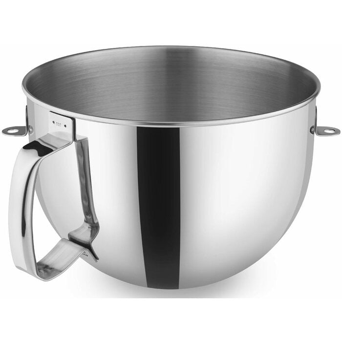 KITCHENAID® 6 QT. BOWL, POLISHED STAINLESS STEEL WITH COMFORTABLE HANDLE(1252)