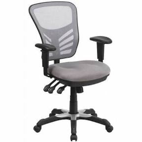 Gray contemporary adjustable heigh swivel executive chair #3010