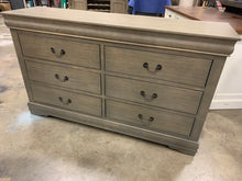 Load image into Gallery viewer, Emily 6 Drawer Double Dresser-Antique Grey
