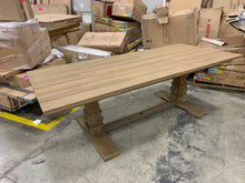 Load image into Gallery viewer, Hamptons Outdoor rectangle dining table with umbrella hole
