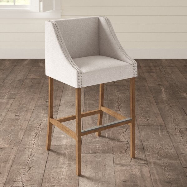 Fausta Bar Stool-French Beige #4622