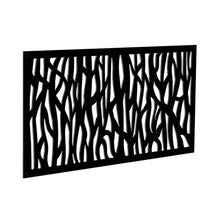 Load image into Gallery viewer, Black 2 ft. H x 4 ft. W Mayzie Decorative Fencing 5 panels AS IS(1461)
