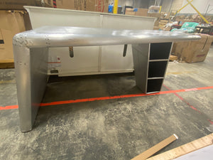 Annis Solid Wood/Aluminum Desk 6611RR-OB