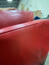Load image into Gallery viewer, Wilcox Faux Leather Sofa Red

