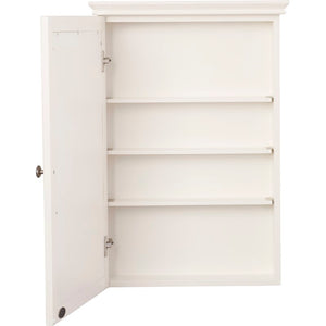 Crenshaw 19.25" x 28" Surface Mount Framed Medicine Cabinet with 3 Adjustable Shelves(464)