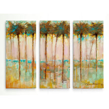 Load image into Gallery viewer, Palms at Dusk&#39; Acrylic Painting Print Multi-Piece Image on Gallery Wrapped Canvas(1795RR)

