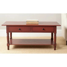 Load image into Gallery viewer, Safavieh Boris Red Coffee Table **AS IS** 245CDR
