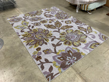 Load image into Gallery viewer, Floral Lilac/Light Blue/Green 8’ x 10’ Area Rug (1763)
