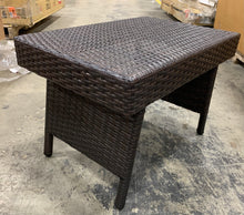 Load image into Gallery viewer, Dark Brown Folding Patio End Table 260CDR
