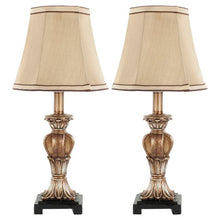 Load image into Gallery viewer, 17&quot; Gabriella Mini Urn Lamp Gold Set of 2 3060RR
