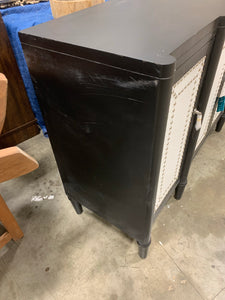 Renee 4 Door Sideboard Black/White AS IS