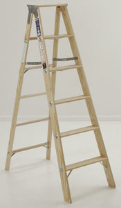 4.1 ft. Wood Step Ladder with 300lb load capacity #4617
