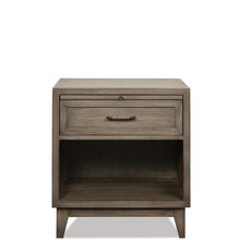 Load image into Gallery viewer, VOGUE ONE DRAWER NIGHTSTAND SET OF 2, GRAY WASH #664HW - 2 separate boxes
