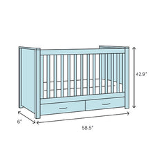 Load image into Gallery viewer, Simmons Slumber Time 4 in 1 crib #3044
