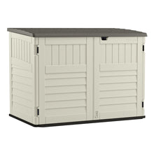 Load image into Gallery viewer, Suncast 70 cu. ft. Stow-Away® Horizontal Trash Can Shed Beige 280CDR

