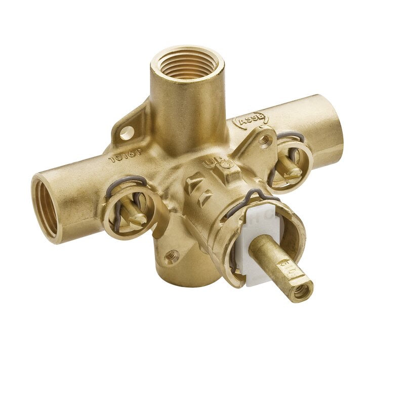 Brass M-Pact Posi-Temp IPS Connection Pressure Balancing Valve with Satefy Stops (Part number: 2590) 257 DC