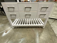 Load image into Gallery viewer, Elizabeth 48 in. W x 22 in. D Vanity in White  BASE ONLY 3596RR
