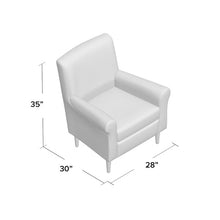 Load image into Gallery viewer, Ponce Armchair Black/Off White - 745CE
