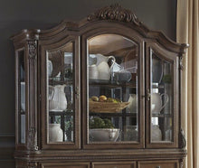 Load image into Gallery viewer, Driskell 67" Wide Dining Hutch Top Brown AS IS
