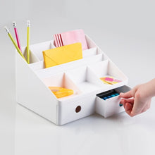 Load image into Gallery viewer, Dee Desk Organizer with Drawers White #71HW
