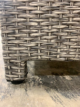 Load image into Gallery viewer, Gray Square Wicker and Rattan Ottoman (SB391)
