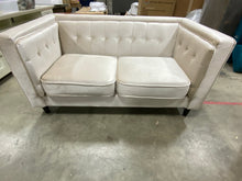 Load image into Gallery viewer, SET OF 2 Taylor Beige Velvet Loveseat 912CDR
