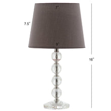 Load image into Gallery viewer, Nola 2-Piece Standard Lamp Set with Gray Shades #767HW
